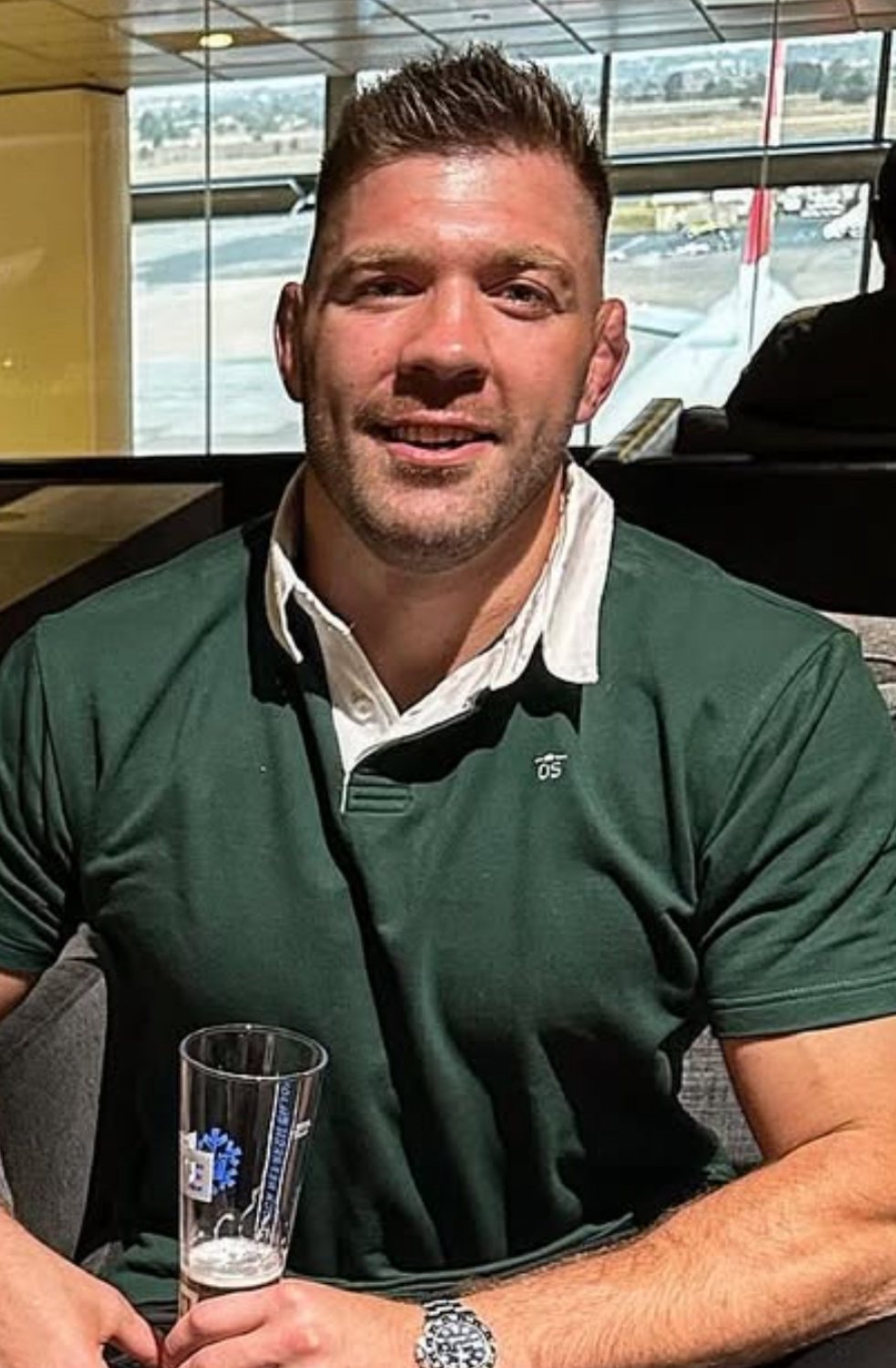 Dricus du Plessis during a mixed martial arts appearance
